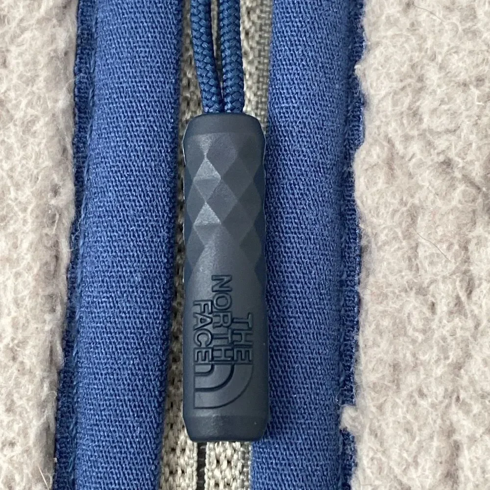 The North Face Teddy Gray and Blue Freece Jacket sz S/P